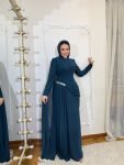 فستان شيفون بترولي