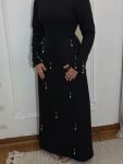فستان اسود A-Line