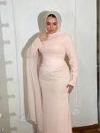 فستان سيمون شيفون بدرابيه